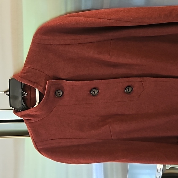 💕TRINA TURK💕 Parker Cape ~ Knit Melton Cab Frank Large L NWT - Picture 8 of 15